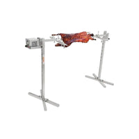 Elektrische BBQ Rotisserie Grill Kit, Zware Uitvoering, Automatische Motor, In Hoogte Verstelbare Stand