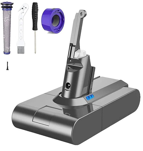 Dyson V10 Batterij, 6000mAh Capaciteit, Draadloze Stofzuiger