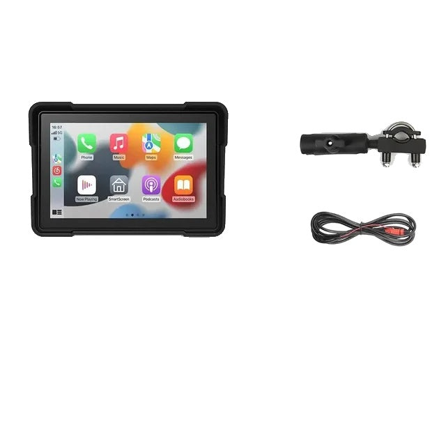 Motorfiets Navigatie GPS Navigator, Draadloze CarPlay, Waterdicht IPX7 Scherm