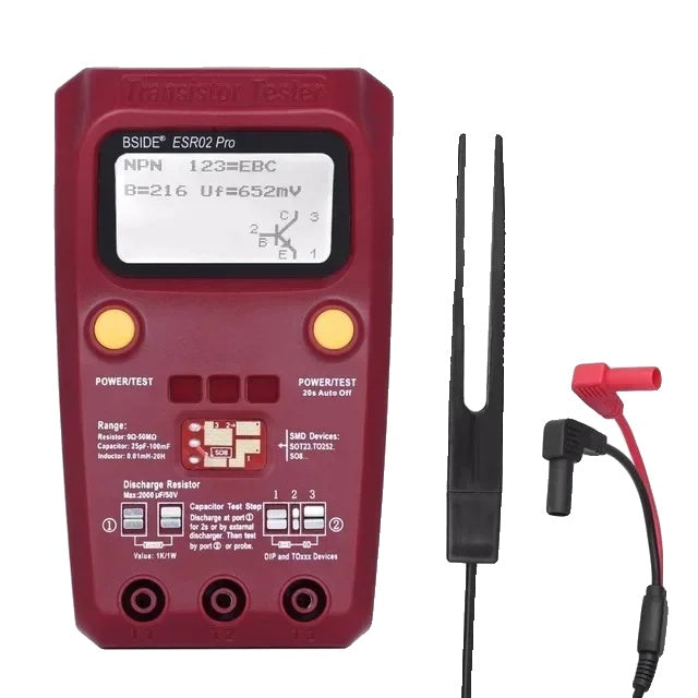 Transistor Tester, Multi-functionele Functionaliteit, LCD Scherm