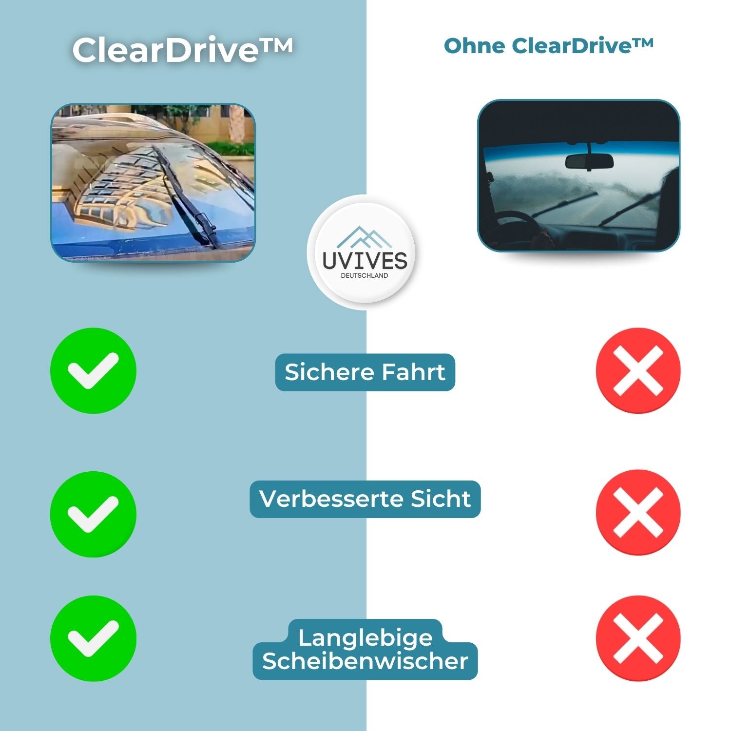 1+1 GRATIS | ClearDrive™ - Klarere Sicht, sichereres Fahren 2