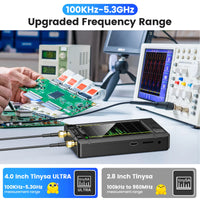 Handheld Spectrum Analyzer, Draagbaar, Dekking van 100KHz tot 53GHz, Inclusief 32GB Kaart