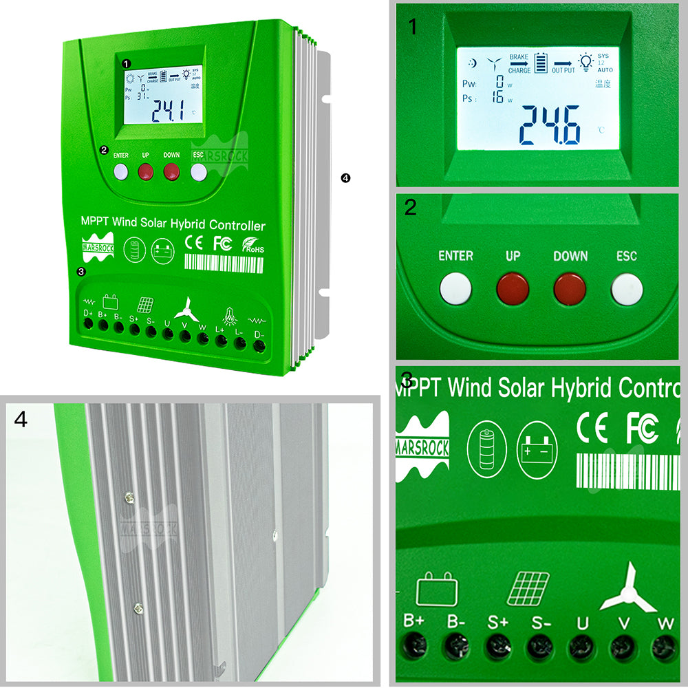 Zonnecontroller, MPPT-technologie, WiFi-connectiviteit