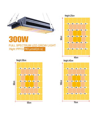 LED Kweeklampen, Volledig Spectrum, 300W Phytolamp