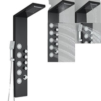 Douche Paneel Toren Systeem, Wandgemonteerd, Temperatuurscherm