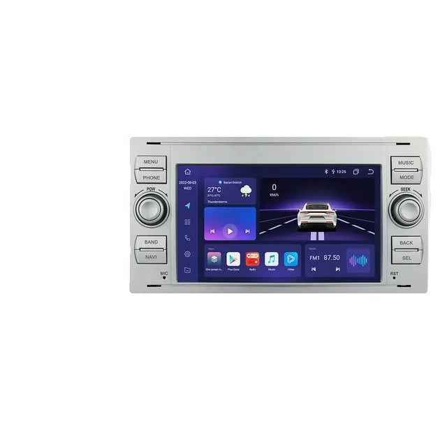 Auto Radio Android, Ford Focus S-max C MAX Kuga Galaxy Fiesta Transit Fusion Connect Mondeo Carplay Autoradio Audio AI Stem