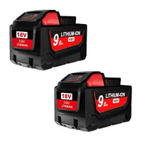 Milwaukee 18V Batterij, Hoge Capaciteit 90/60Ah, Compatibel met M18 Gereedschap