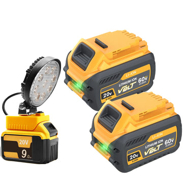 Dewalt Vervangingsbatterij, 60Ah/90Ah, Compatibel met FlexVolt Gereedschap