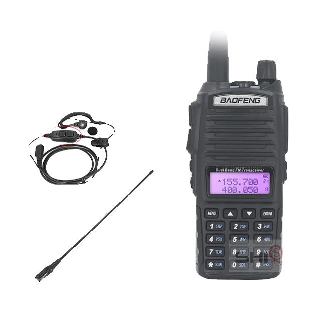 Baofeng UV-82 Walkie Talkie, 8W Vermogen, Dubbele PTT Functie