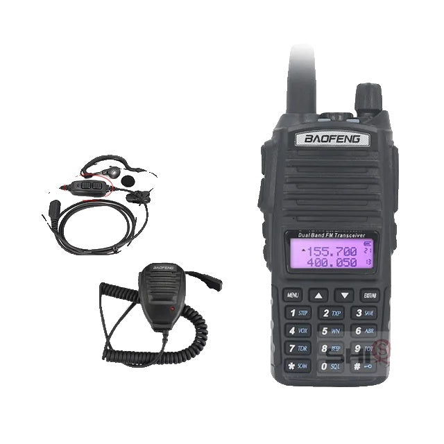 Baofeng UV-82 Walkie Talkie, 8W Vermogen, Dubbele PTT Functie