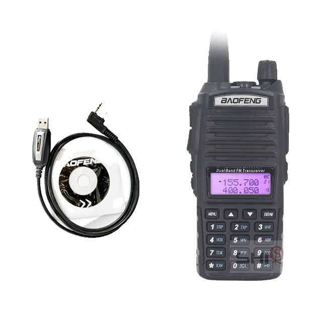 Baofeng UV-82 Walkie Talkie, 8W Vermogen, Dubbele PTT Functie