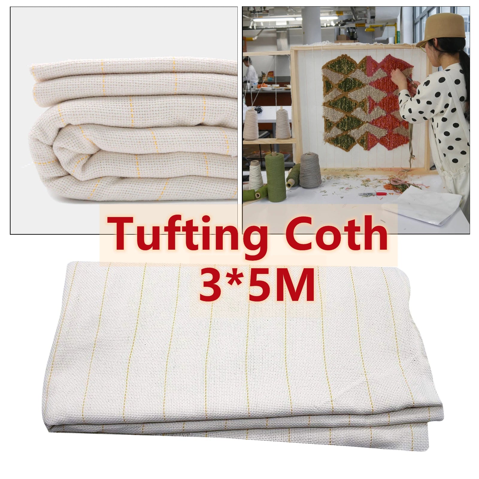 Primaire Tufting Doek, 3x5M, Tapijt Weven