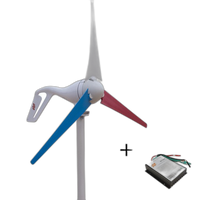 Windturbinegenerator, 400W vermogensopbrengst, geschikt voor thuisgebruik.