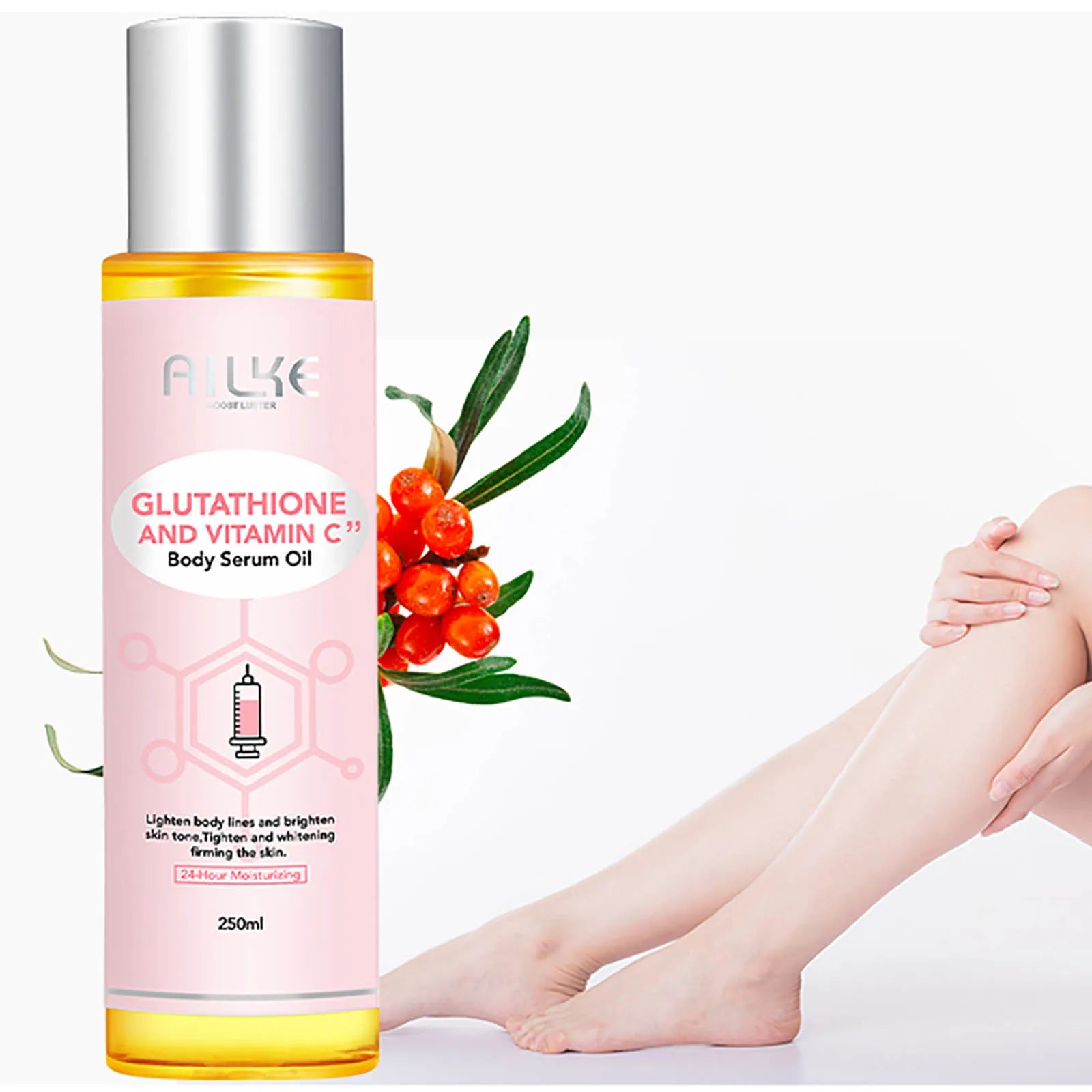 Glutathion & Vitamine C Set, Verlichtende Lotion, Hydraterende Crème