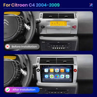 Autoradio voor Citroen C4 C-triomphe, draadloze CarPlay, Android Auto