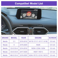 Apple CarPlay Adapter Hub, OEM compatibiliteit, Mazda modellen 2017-2020