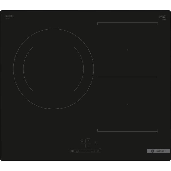 BOSCH induction hob - 3 burners - L59 x D52 cm - PVJ611BB6E