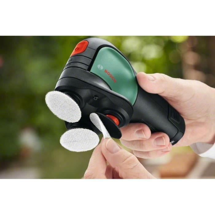 Bosch EasyCurvsander 12 PowerForall Bosch EasyCurvsander (zonder batterij, met 3 polishing sponzen, 9 schuurmiddelen + Push stofzuiger)