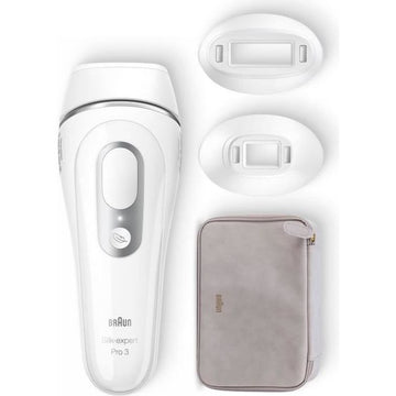 Braun Silk expert Pro 3 PL3230 - IPL For Women, Home Pulsed Light Epilator, White/Silver