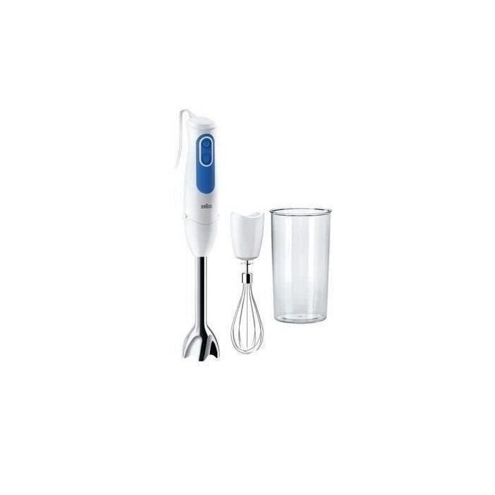 BRAUN Mixer - MQ3005WH Crème - 750 W - Wit - Blauw