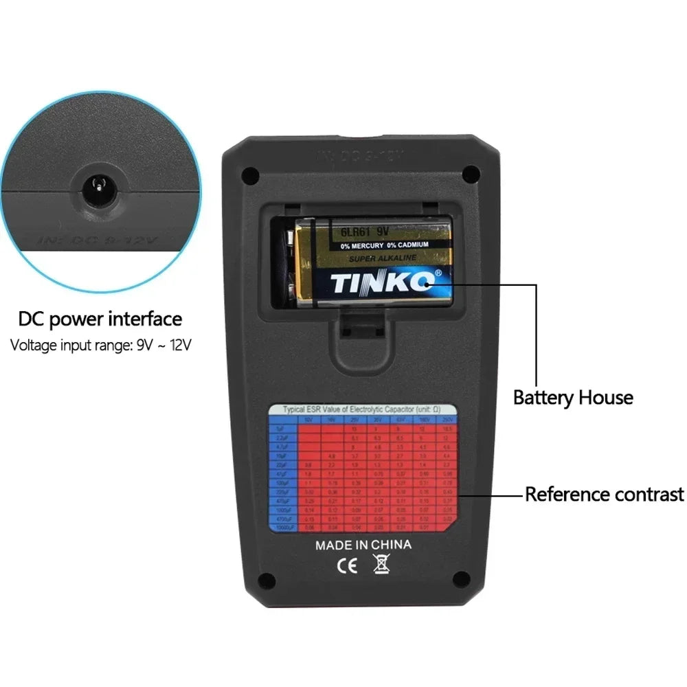 Transistor Tester, Multi-functionele Functionaliteit, LCD Scherm