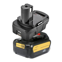 RYOBI 18V batterijconverteradapter - Dewalt/Milwaukee 20V Li-Ion Con