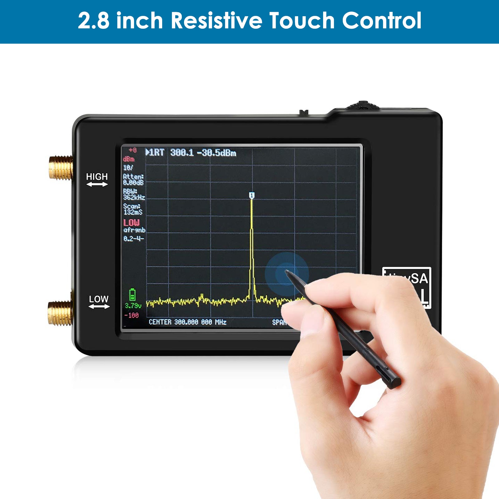 Spectrum Analyzer, Compact en Draagbaar, Breed Frequentiebereik