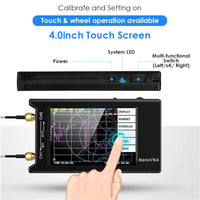 Netwerkanalyser, 4-inch LCD Touchscreen, Meetbereik 10KHz-15GHz