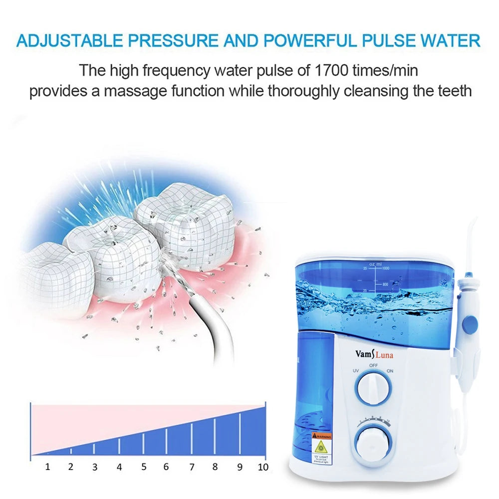 Waterflosser, Professionele Tandreiniging, 1000L Capaciteit