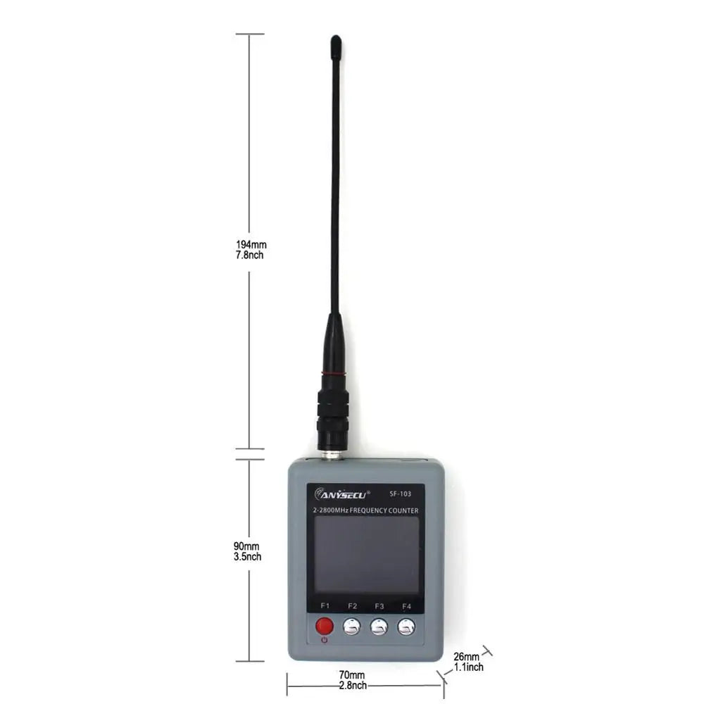 Frequentieteller, 2MHz-2800MHz, Draagbaar