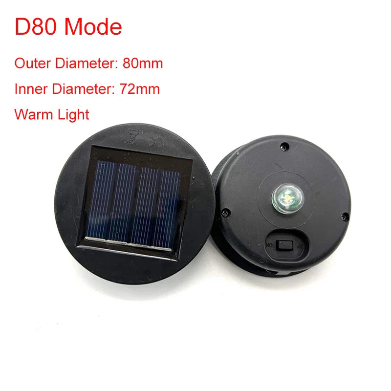 GlowJar Solar Deckellichter | Solarbetrieben | Warmweiße LED Lichterkette | Für Garten & Balkon 6