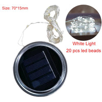 GlowJar Solar Deckellichter | Solarbetrieben | Warmweiße LED Lichterkette | Für Garten & Balkon 7