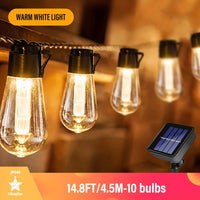 LumaTwist | Solar LED Lichterkette | Automatisches Ein- und Ausschalten | Wetterfest für Garten & Terrasse 7
