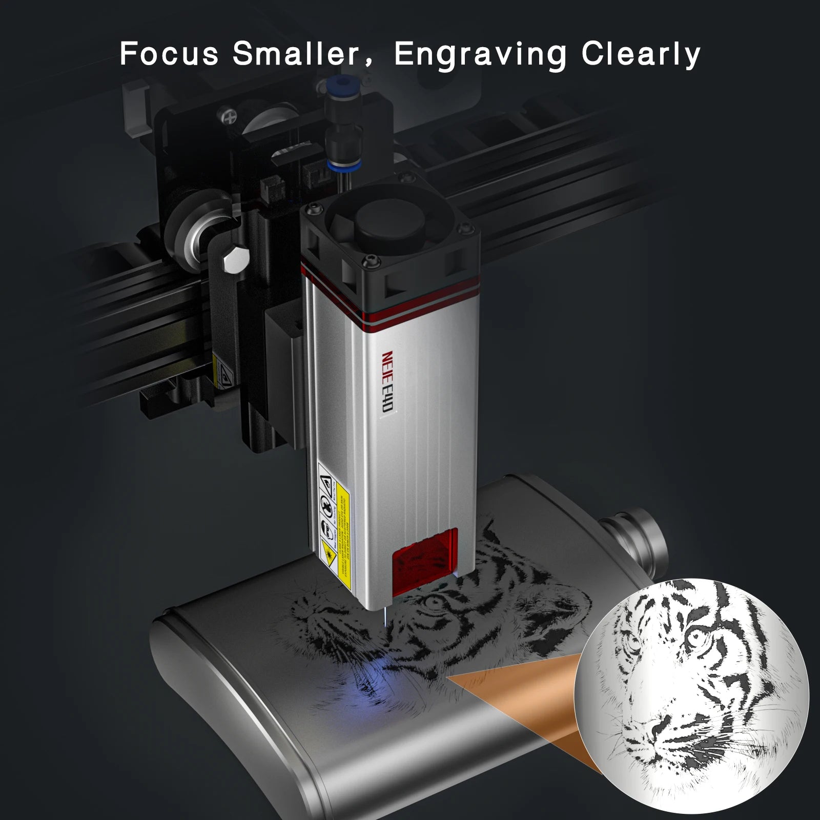 CNC Laser Module, High Power Engraver, Air Support System