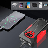 Auto Jumpstarter, 1200A piekstroom, 18000mAh Powerbank