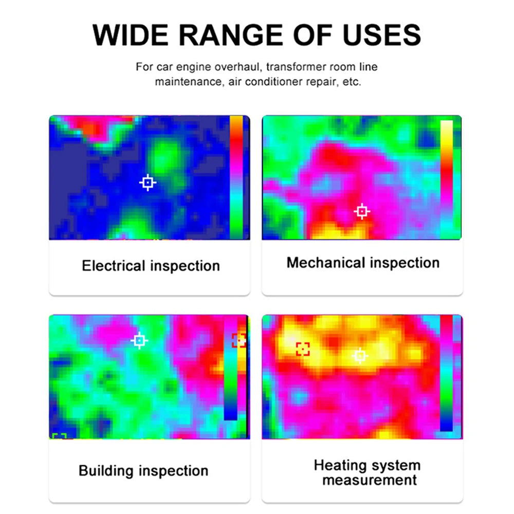 Infrarood warmtebeeldcamera, Temperatuurbereik -20~400°C, Professionele industriële kwaliteit