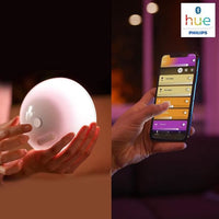 Philips Hue Go Lamp verbonden draagbaar Wit en Kleur Compatibel Bluetooth, werkt met Alexa, Google en Apple Homekit