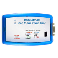 Renault CAN K-line Immo Tool, OBD2 ECU Programmeur, EEPROM Flash Programmeren