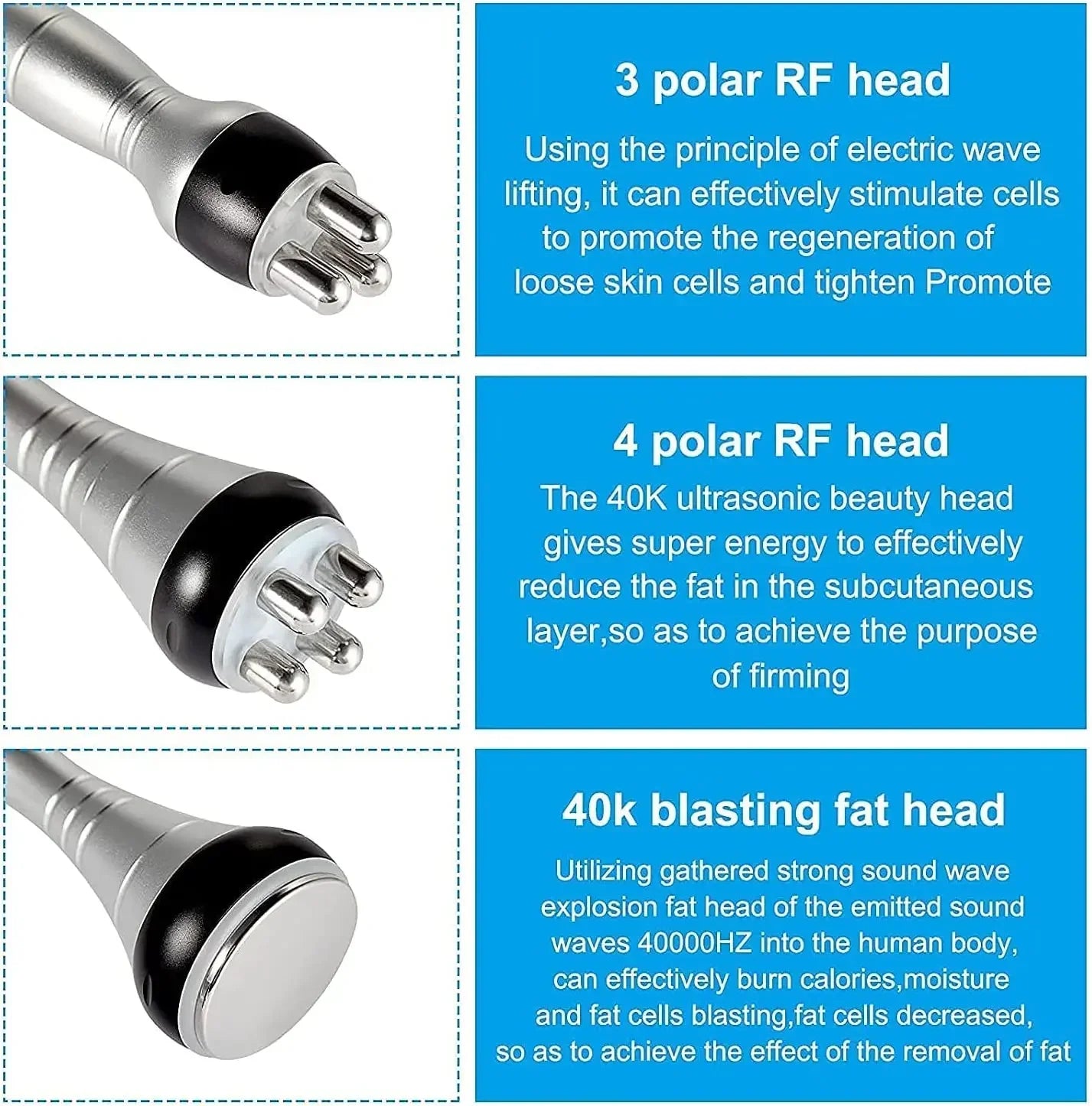 Lichaamsvermageringsmachine, Cavitatie Ultrasone Technologie, Radiofrequentie Huidverstrakking