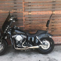 Sissy Bar-rugleuning achterpassagier - zwart voor Harley Davidson