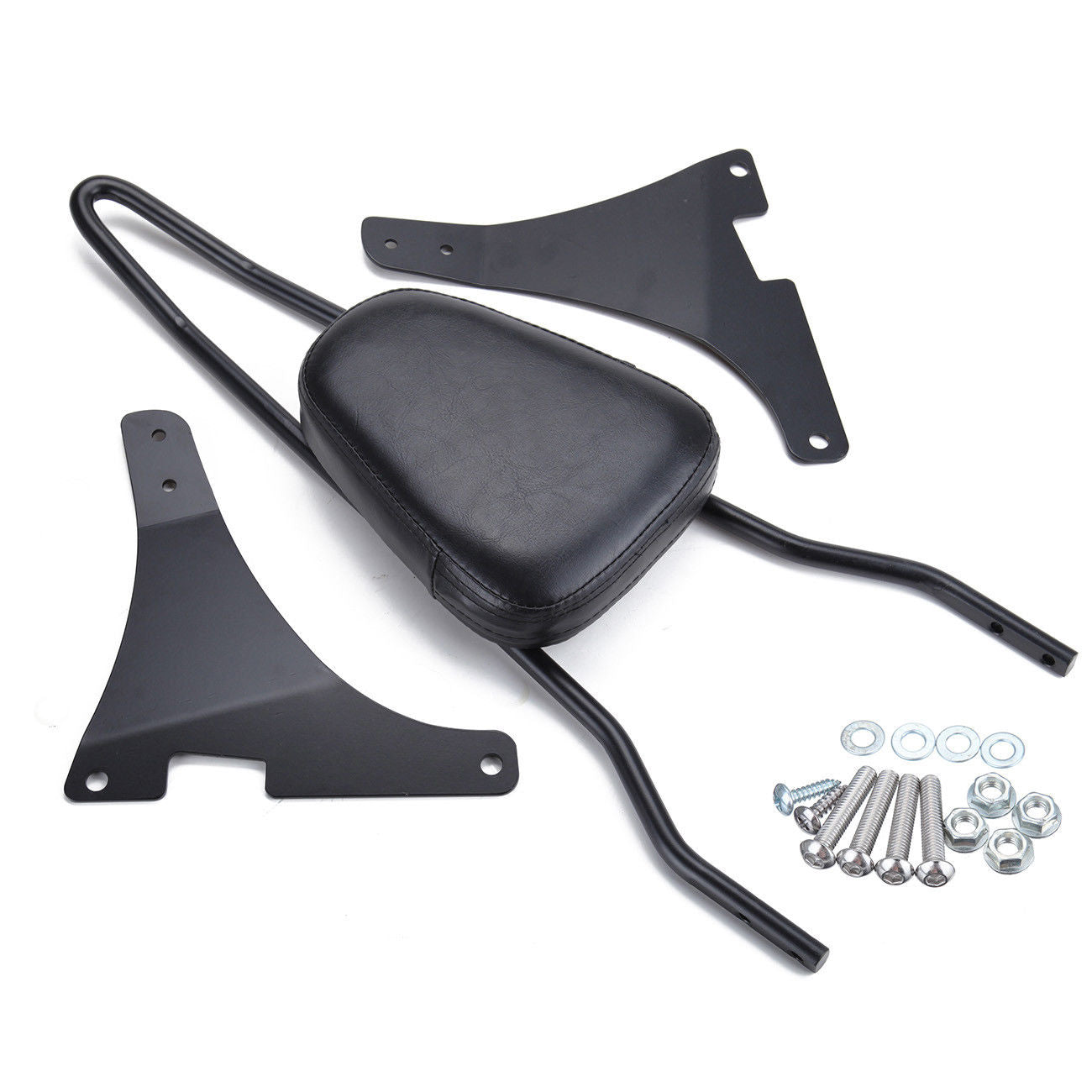 Sissy Bar-rugleuning achterpassagier - zwart voor Harley Davidson