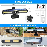 Solarix ClipLight | 36 LEDs | Bewegungsmelder | Kabellos & Wetterfest 5