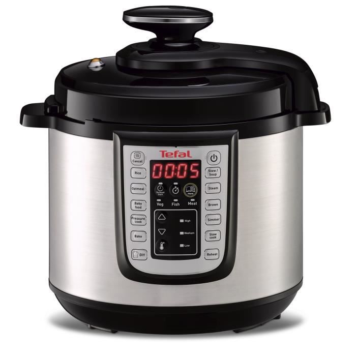 TEFAL CY505E10 Fast&Delicious Multicooker, 25 programs, Pressure cooking, Safe pressure technology, Up to 6 people