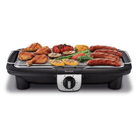 WEASY GBE42 Elektrische BBQ grill om op te staan of op voeten-41,5x24cm-Verstelbare temperatuur-2000W -Verwijderbare tray-Anti-slip voeten