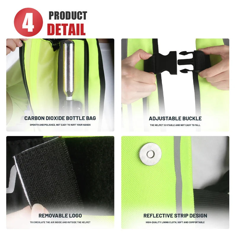 Motorfiets Airbag Vest, Beschermende Jas, CE Beschermer