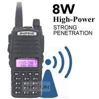 Baofeng UV-82 Walkie Talkie, 8W Vermogen, Dubbele PTT Functie