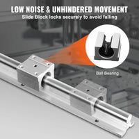 Lineaire Geleiderail Set, 1500/1800/2200 mm, SBR20 Geleiderails