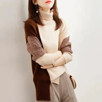 Wilhelmine | Damen Pullover mit hohem Hals