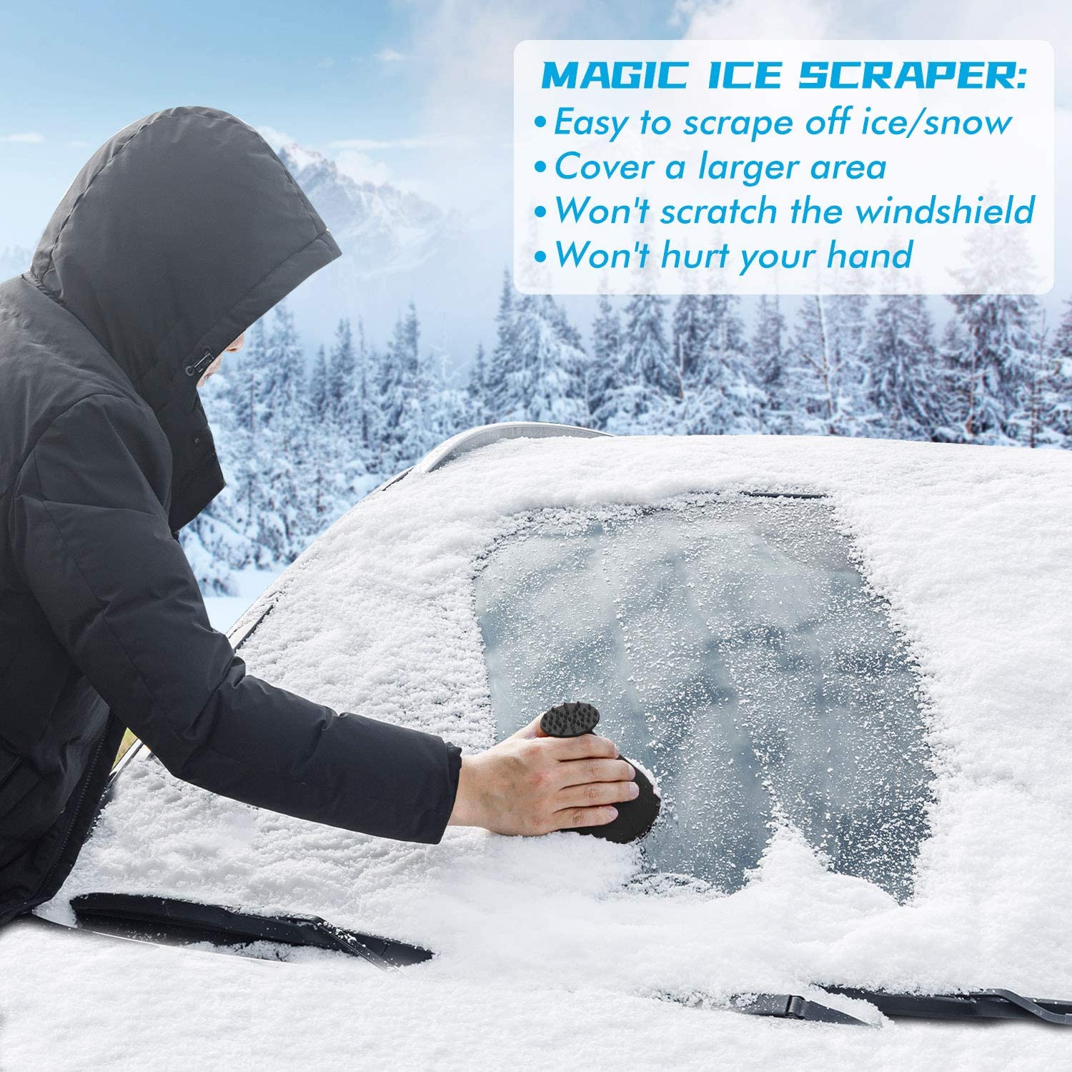 WinterWipe™ - Magischer Eiskratzer für die Auto-Windschutzscheibe [Letzter Tag Rabatt] 1