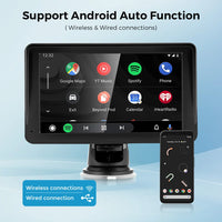 CarPlay Android Auto autoradio, draadloze connectiviteit, 7 inch touchscreen